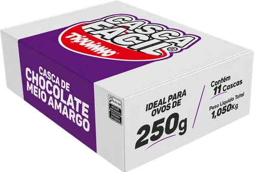 Cascas Chocolate Meio Amargo