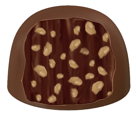 Bombom de Chocolate ao Leite
com Flocos de Arroz