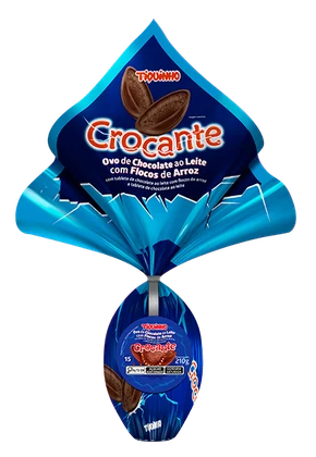 Ovo de Páscoa Chocolate ao Leite com Crocante